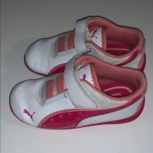 Little girls Puma shoes